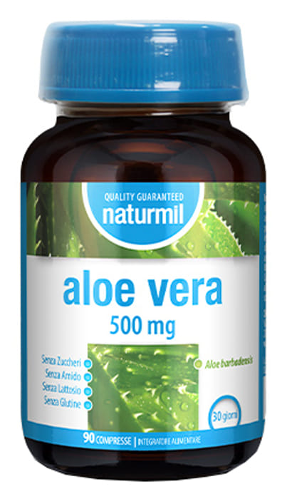 NATURMIL ALOE VERA 500 MG 90 COMPRESSE