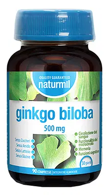 NATURMIL GINKGO BILOBA 500 MG 90 COMPRESSE NATURMIL GINKGO BILOBA 500 MG 90 COMPRESSE