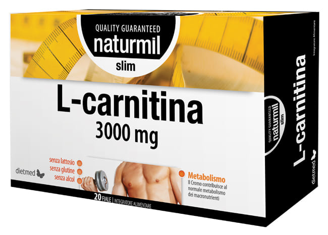 Naturmil L Carnitina 3000 Mg 20 Fiale Da 15 Ml