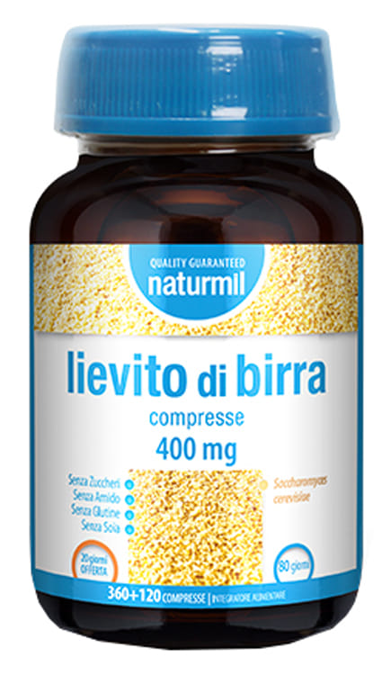NATURMIL LIEVITO DI BIRRA 400 MG 480 COMPRESSE