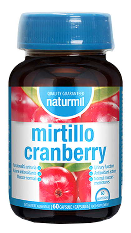 NATURMIL MIRTILLO 60 CAPSULE SENZA GLUTINE SENZA LATTOSIO