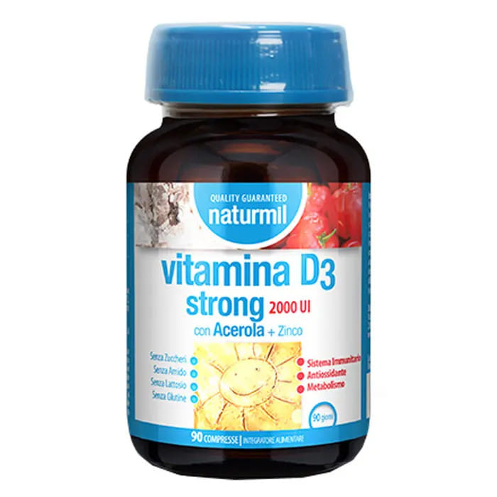 NATURMIL VITAMINA D3 STRONG 2000 UI 90 COMPRESSE