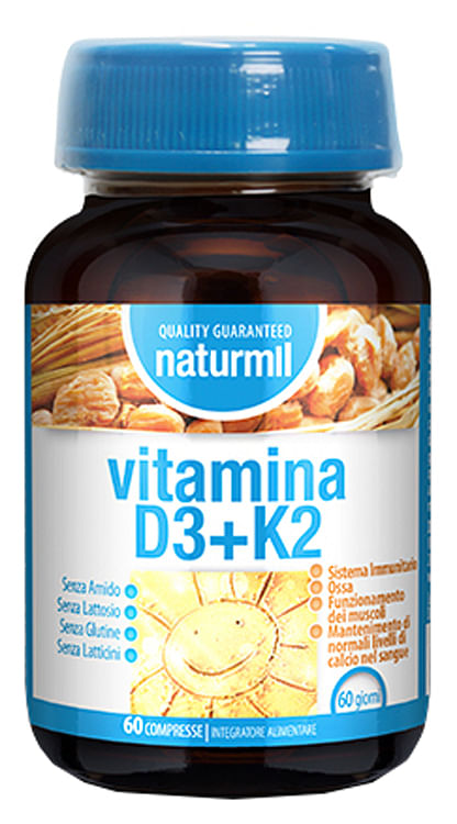 Naturmil Vitamina D3+K2 60 Compresse