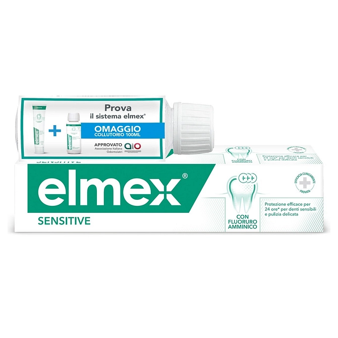 Elmex Sensitive Dentifricio 75 Ml + Collutorio 100 Ml