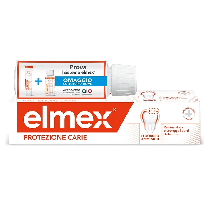 Elmex Protezione Carie Dentifricio 75 Ml + Collutorio 100 Ml