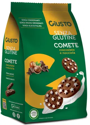 GIUSTO SENZA GLUTINE COMETE BISCOTTI 200 G GIUSTO SENZA GLUTINE COMETE BISCOTTI 200 G