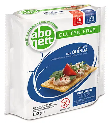 ABONETT GALLETTE CON QUINOA SENZA LATTE E DERIVATI 100 G ABONETT GALLETTE CON QUINOA SENZA LATTE E DERIVATI 100 G