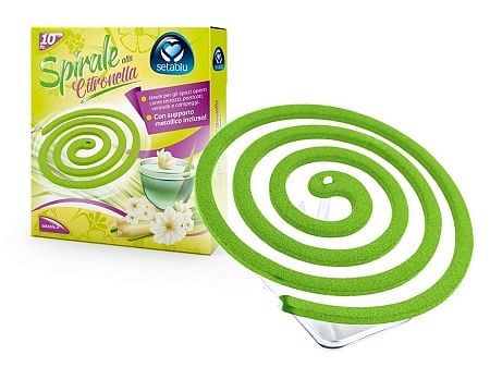 Setablu Linea Citronella Spirale Alla Citronella 10 Pezzi