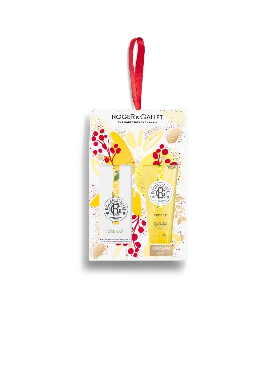 Roger&Gallet Cedrat Set Noel 22 Eau De Toilette 30 Ml + Gel Doccia 50 Ml