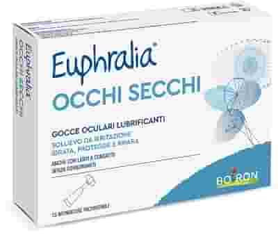 GOCCE OCULARI LUBRIFICANTI EUPHRALIA OCCHI SECCHI 15 MONODOSE RICHIUDIBILI X 0,5 ML