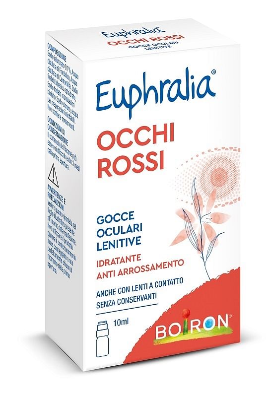 Gocce Oculari Lenitive Euphralia Occhi Rossi 10 Ml