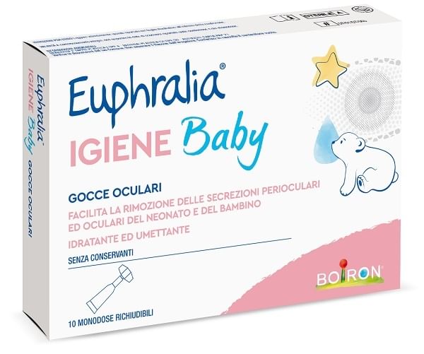 GOCCE OCULARI EUPHRALIA IGIENE BABY 10 MONODOSE RICHIUDIBILI X 0,5 ML