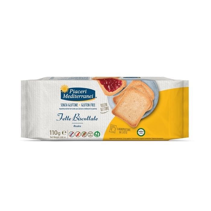 Piaceri Mediterranei Fette Biscottate 110 G