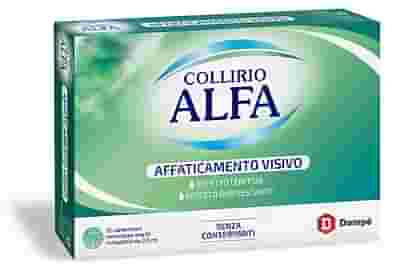 COLLIRIO ALFA AFFATICAMENTO VISIVO 10 PEZZI DA 0,5 ML