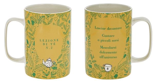 Neavita Mug Lezioni Di Te' Gialla Da 350 Ml