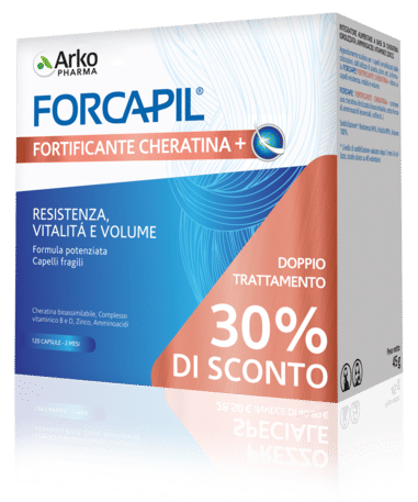FORCAPIL FORTIFICANTE CHERATINA+ PROMO 120 CAPSULE PREZZO SPECIALE