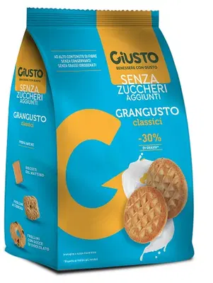 GIUSTO SENZA ZUCCHERO GRANGUSTO CLASSICI 350 G GIUSTO SENZA ZUCCHERO GRANGUSTO CLASSICI 350 G
