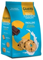 GIUSTO SENZA ZUCCHERO FROLLINI GOCCE CIOCCOLATO SENZA ZUCCHERO 350 G
