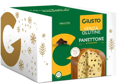 GIUSTO SENZA GLUTINE PANETTONE AL CIOCCOLATO 500 G GIUSTO SENZA GLUTINE PANETTONE AL CIOCCOLATO 500 G