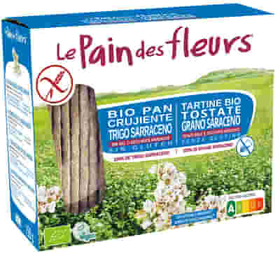 LE PAIN DES FLEURS TARTINE TOSTATE AL GRANO SARACENO SENZA SALE E SENZA ZUCCHERI AGGIUNTI BIOLOGICHE 150 G