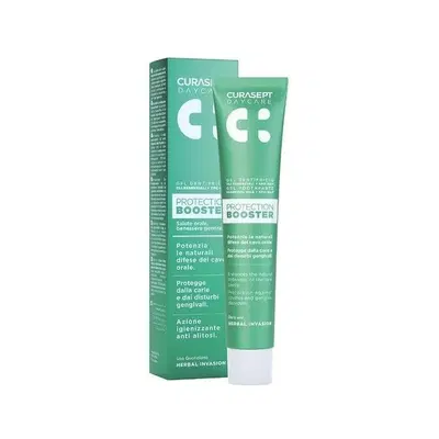 CURASEPT DAYCARE DENTIFRICIO PROTECTION BOOSTER HERBAL INVASION 75 ML CURASEPT DAYCARE DENTIFRICIO PROTECTION BOOSTER HERBAL INVASION 75 ML