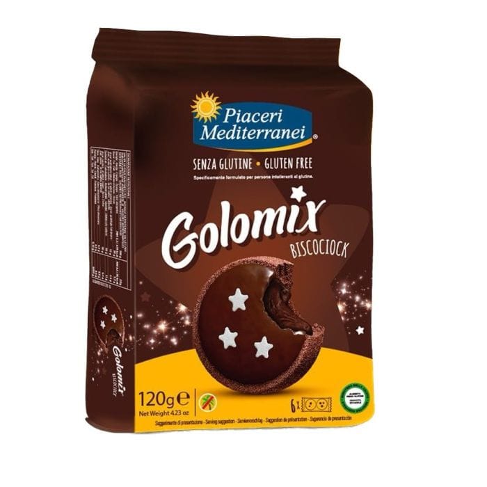 PIACERI MEDITERRANEI GOLOMIX BISCOCIOCK 6 PEZZI DA 20 G