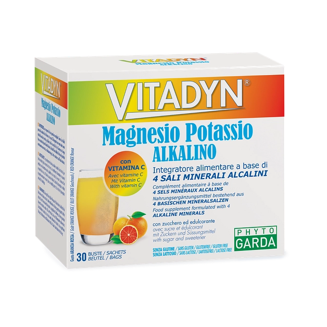 Vitadyn Magnesio Potassio Alkalino 30 Bustine