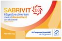 SABRIVIT D3 30 COMPRESSE OROSOLUBILI GUSTO ARANCIA