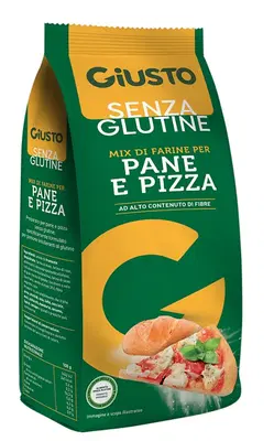 GIUSTO SENZA GLUTINE MIX PANE E PIZZA 500 G GIUSTO SENZA GLUTINE MIX PANE E PIZZA 500 G