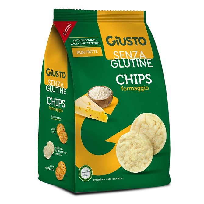 Giusto Senza Glutine Chips Formaggio 40 G