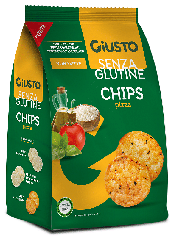 Giusto Senza Glutine Chips Pizza 40 G