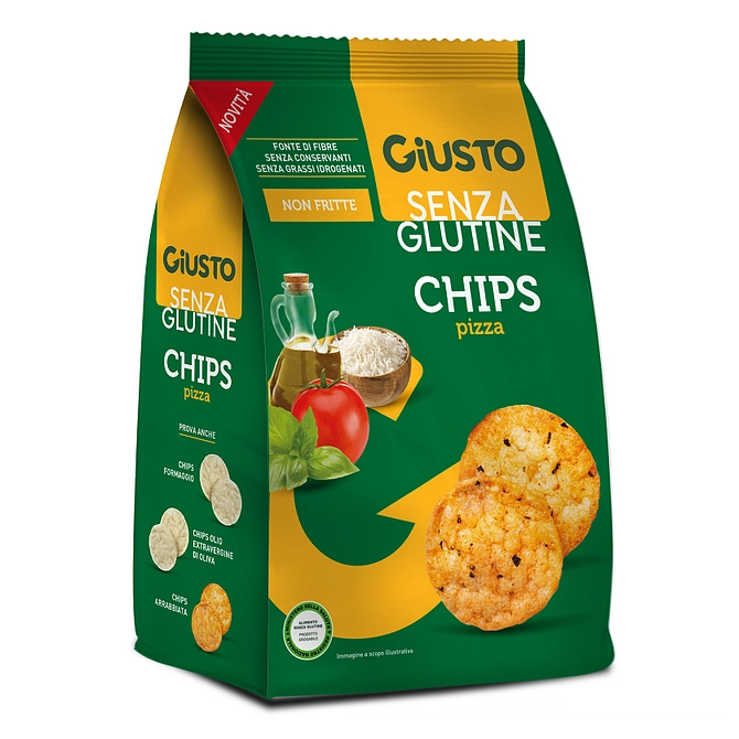 Giusto Senza Glutine Chips Pizza 40 G