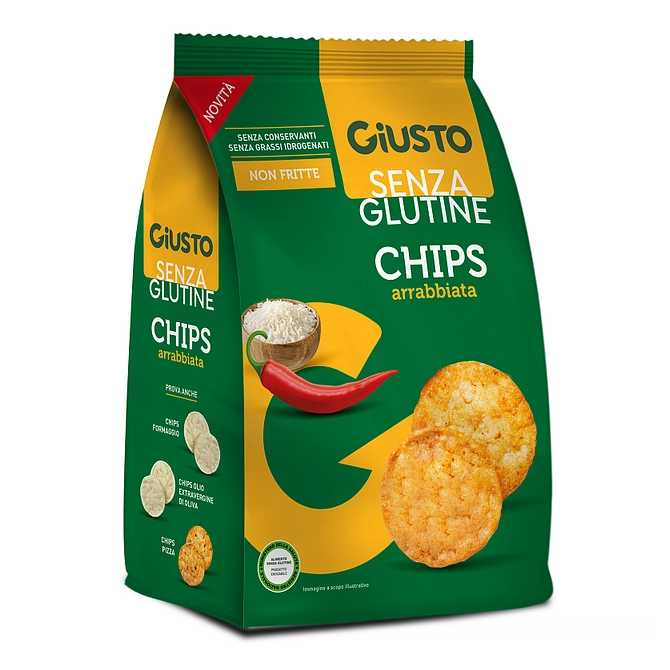 Giusto Senza Glutine Chips Arrabbiata 40 G