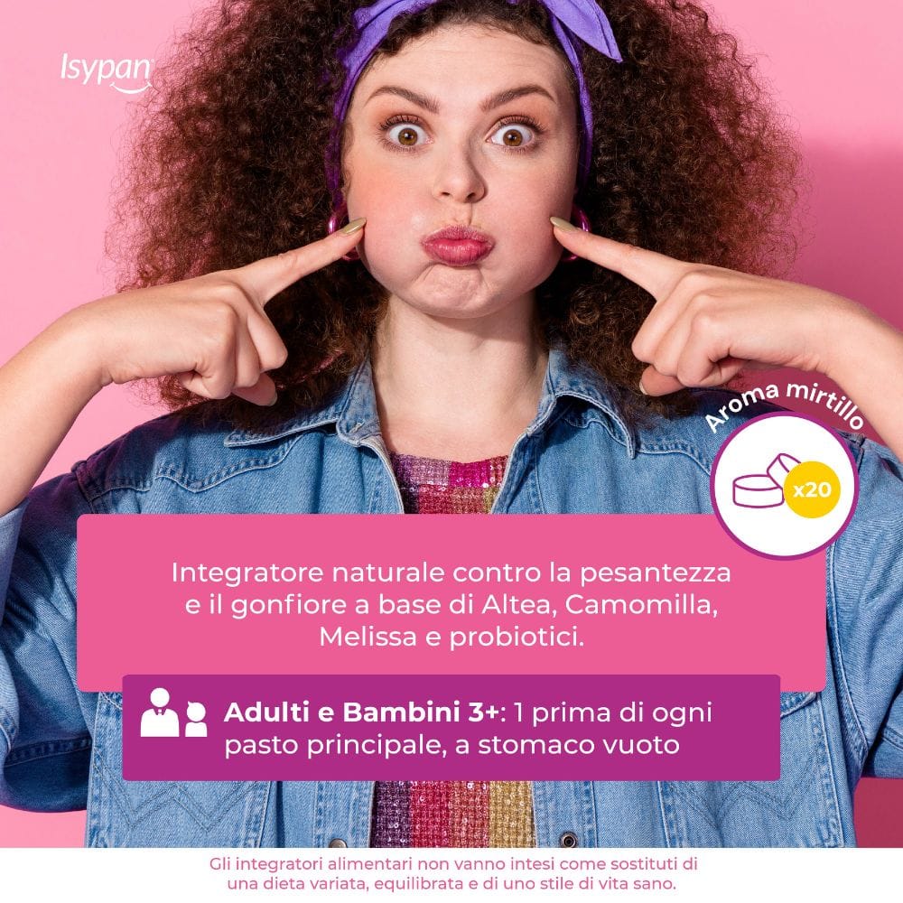 ISYPAN PESANTEZZA GONFIORE 20 COMPRESSE MASTICABILI