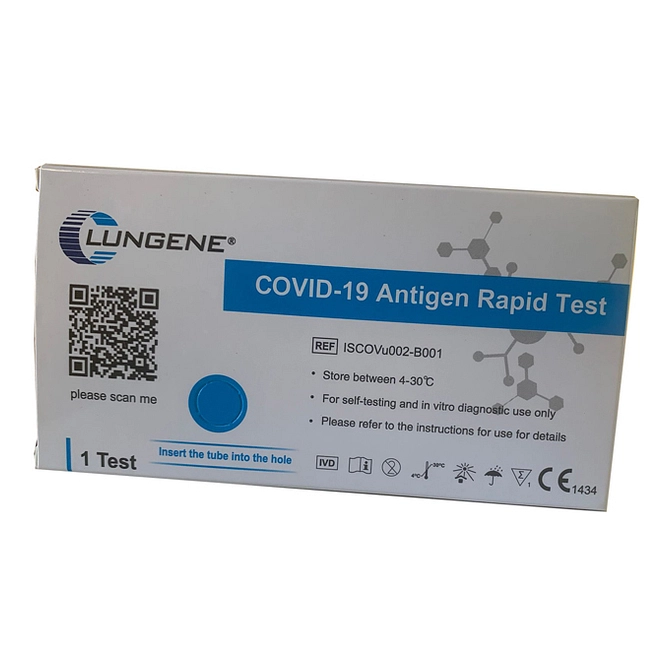 Test Antigenico Rapido Covid 19 Clungene Autodiagnostico Determinazione Qualitativa Antgeni Sars Cov 2 In Tamponi Nasali Mediante Immunocromatografia