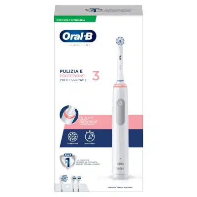 ORAL-B PRO 3 LABORATORY SPAZZOLINO ELETTRICO + 2 REFILL ORAL-B PRO 3 LABORATORY SPAZZOLINO ELETTRICO + 2 REFILL