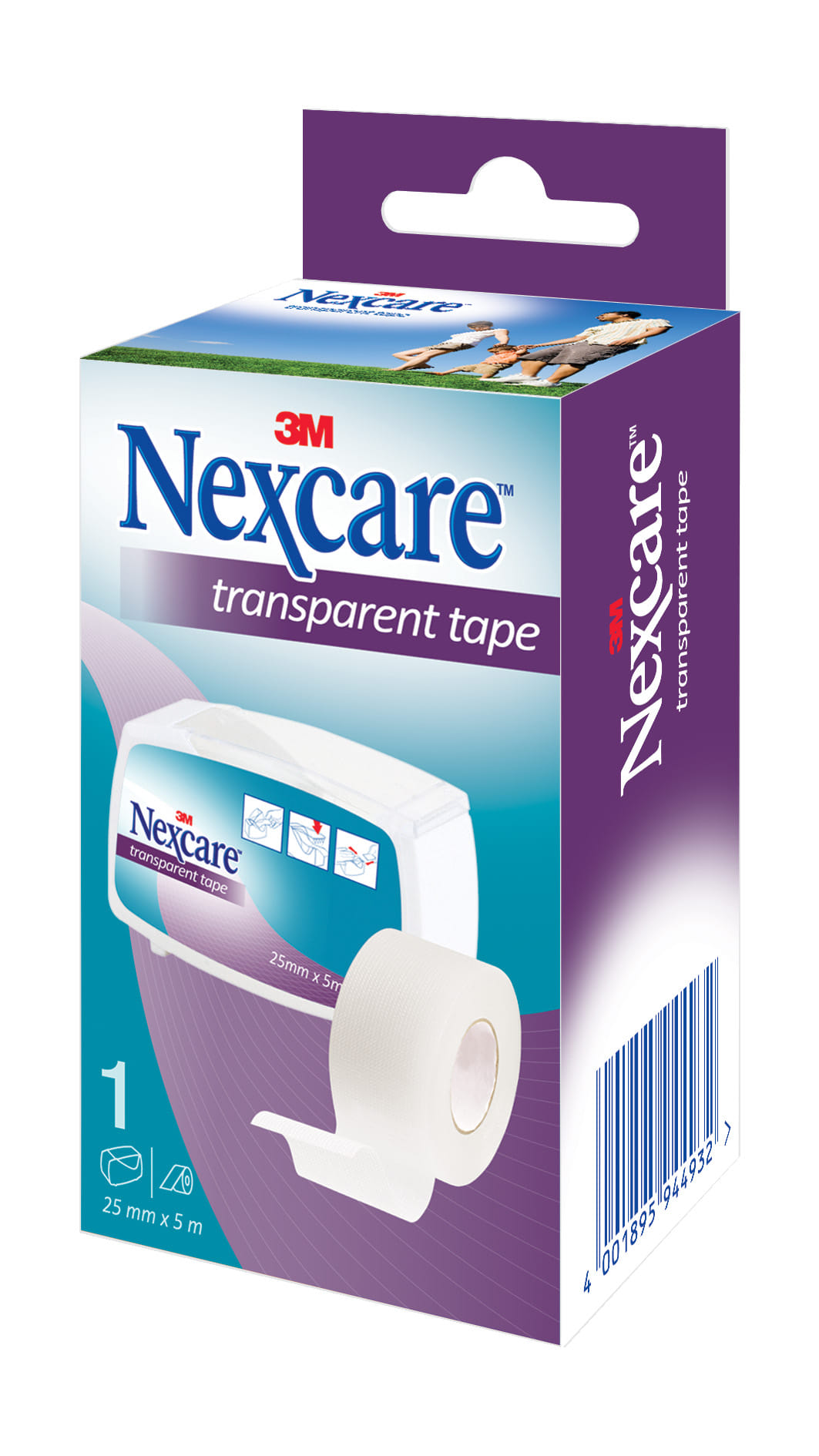 Cerotto Su Rocchetto Nexcare Trasparent Tape 2,5 X500 Cm Con Dispenser