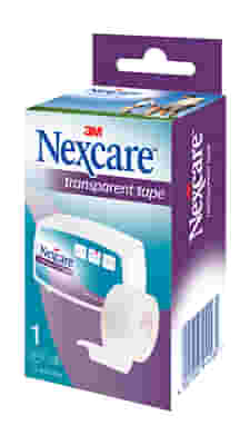 CEROTTO SU ROCCHETTO NEXCARE TRASPARENT TAPE 2,5X500CM CON DISPENSER