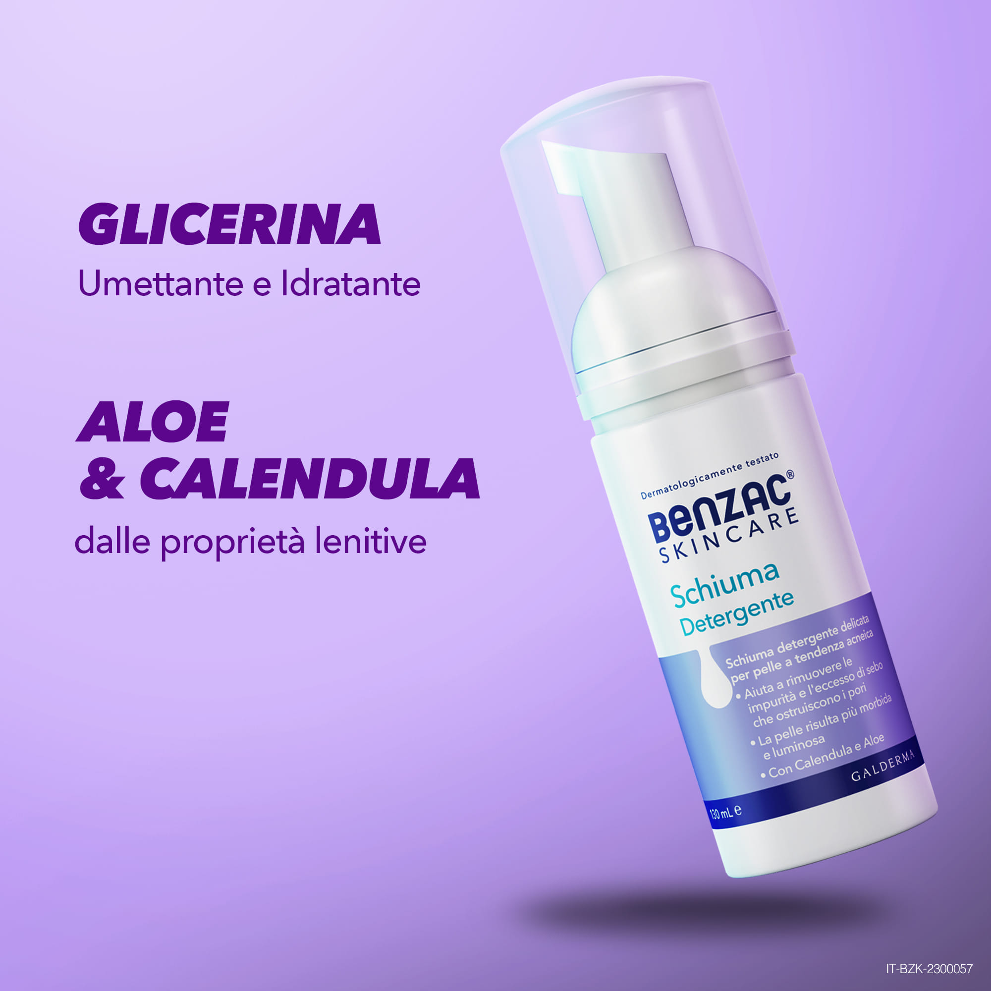 BENZAC SKINCARE SCHIUMA DETERGENTE 130 ML