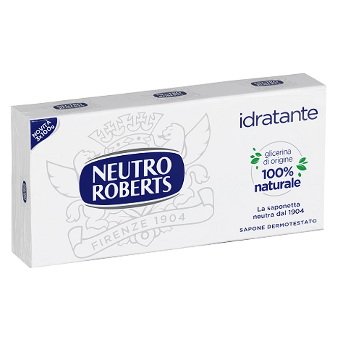 Neutro Roberts Sapone Solido Tris 3 Pezzi Da 100 G