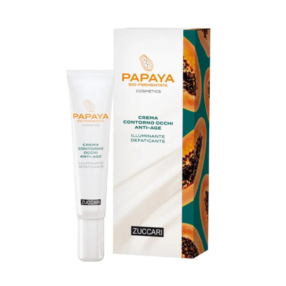 PAPAYA COSMETICS CREMA CONTORNO OCCHI ANTI-AGE ILLUMINANTE DEFATICANTE 18 ML