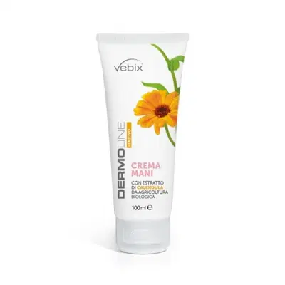 VEBIX DERMOLINE CREMA MANI CALENDULA 100 ML VEBIX DERMOLINE CREMA MANI CALENDULA 100 ML