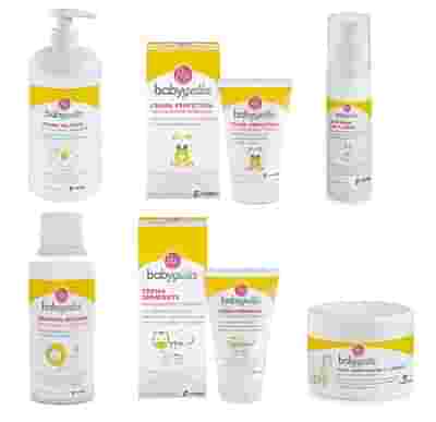 BABYGELLA PROMO 6 CREMA IDRATANTE 100 ML + 6 PASTA PROTETTIVA 150 ML + 6 CREMA PROTETTIVA 50 ML + 6 SHAMPOO DELICATO 50 ML + 6 BAGNO DELICATO 500 ML + 6 OLIO IDRATANTE 100 ML