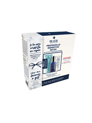 RILASTIL MULTIREPAIR COFANETTO NATALE 1 ACQUA DETERGENTE VISO 50 ML + 1 MULTIREPAIR HA SIERO 30 ML + 1 MULTIREPAIR CREMA NUTRI RIPARATRICE