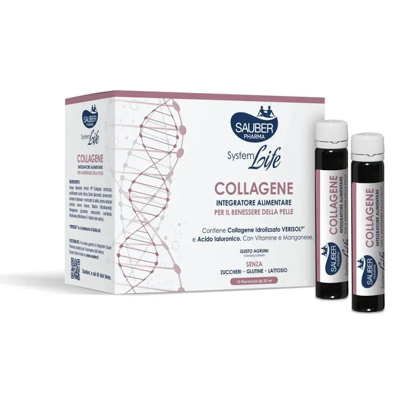 SAUBER SYSTEMLIFE ANTIETA' COLLAGENE 10 FLACONCINI DA 25 ML
