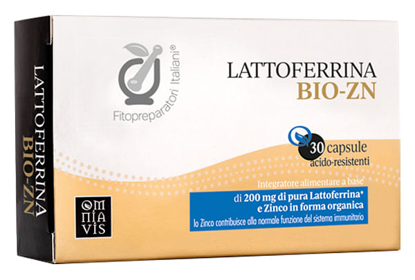 Fitopreparatori Italiani Lattoferrina Bio Zn 30 Capsule