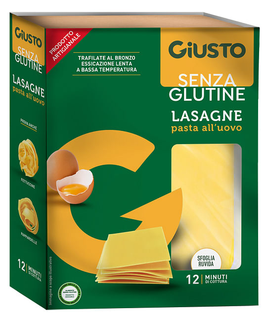 Giusto Senza Glutine Sfoglie Lasagne 200 G