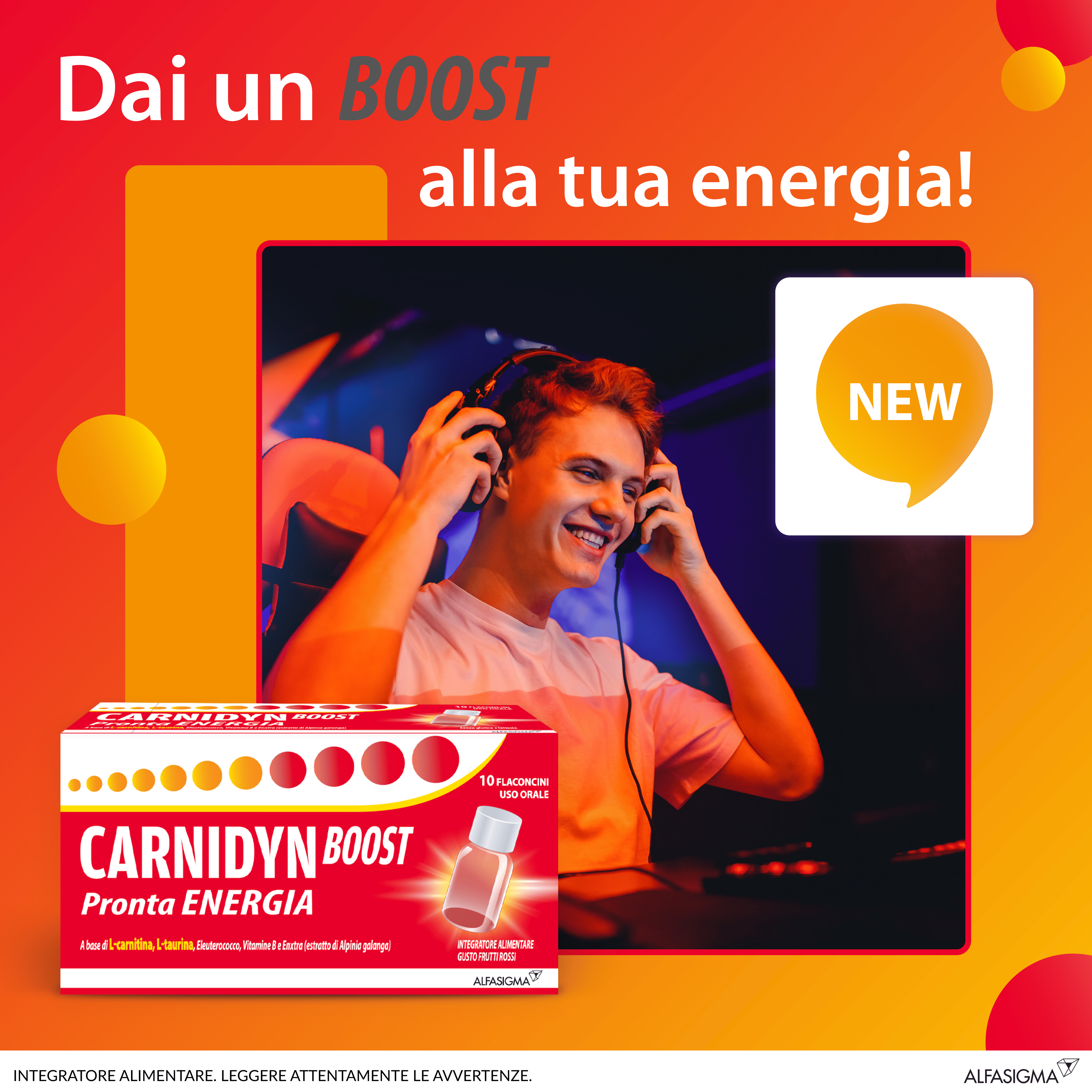 CARNIDYN BOOST 10 FLACONCINI