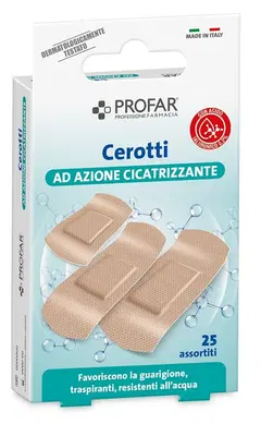 CEROTTO ACIDO IALURONICO AZIONE CICATRIZZANTE PROFAR ASSORTITI 25 PEZZI CEROTTO ACIDO IALURONICO AZIONE CICATRIZZANTE PROFAR ASSORTITI 25 PEZZI