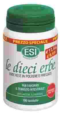 ESI LE DIECI ERBE 100 TAVOLETTE TAGLIO PREZZO